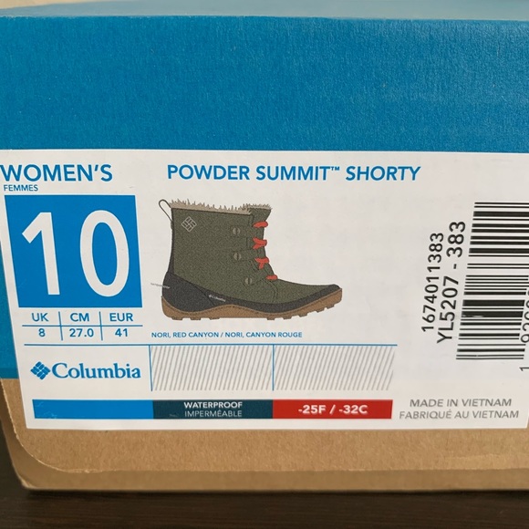 Columbia women’s hiking boots outdoors insulated - Picture 6 of 6